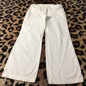 Used crisp white London Jean Chino size 6